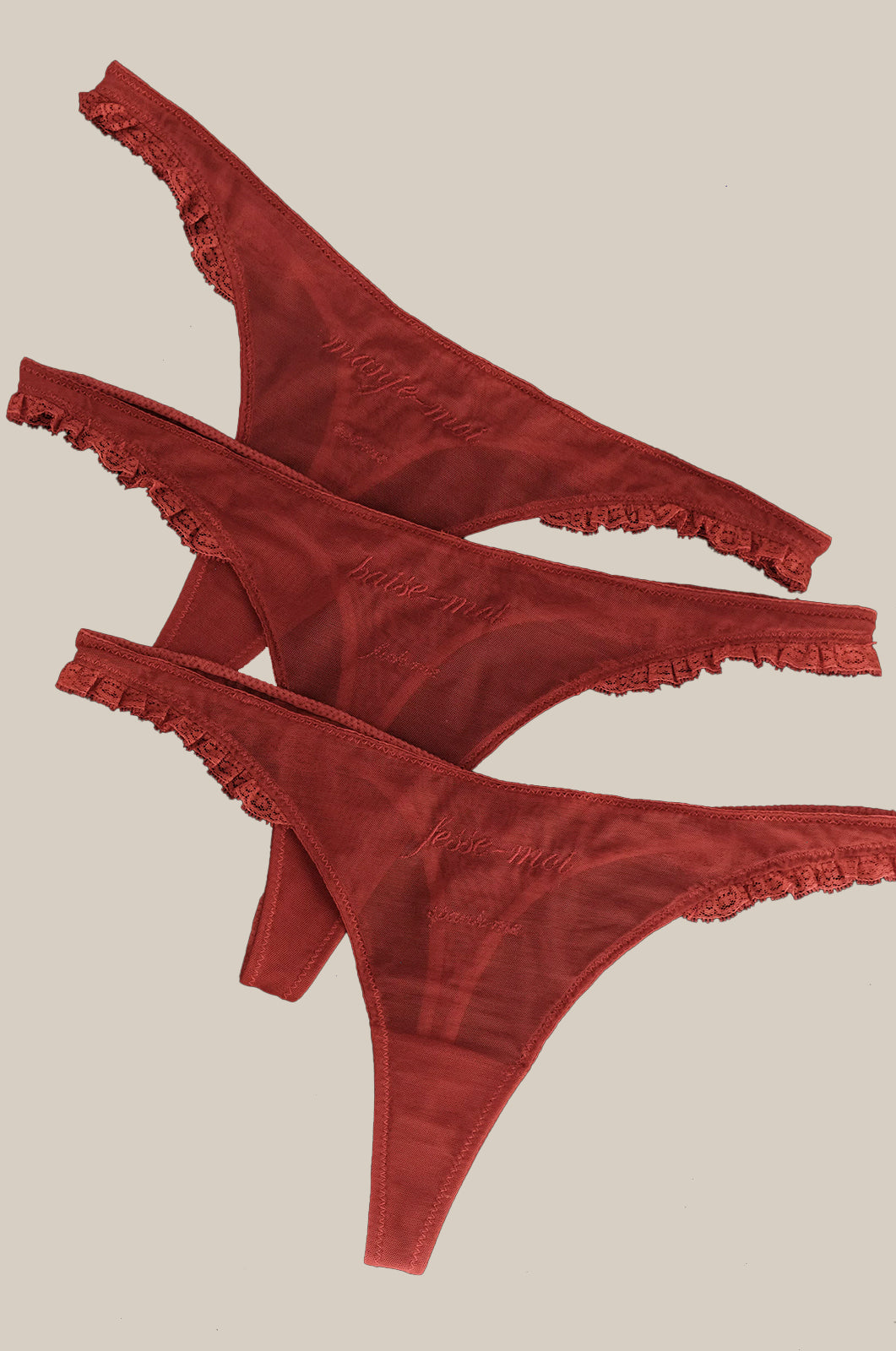 GIFTING THONG FRENCH LESSONS THONG TRIO
