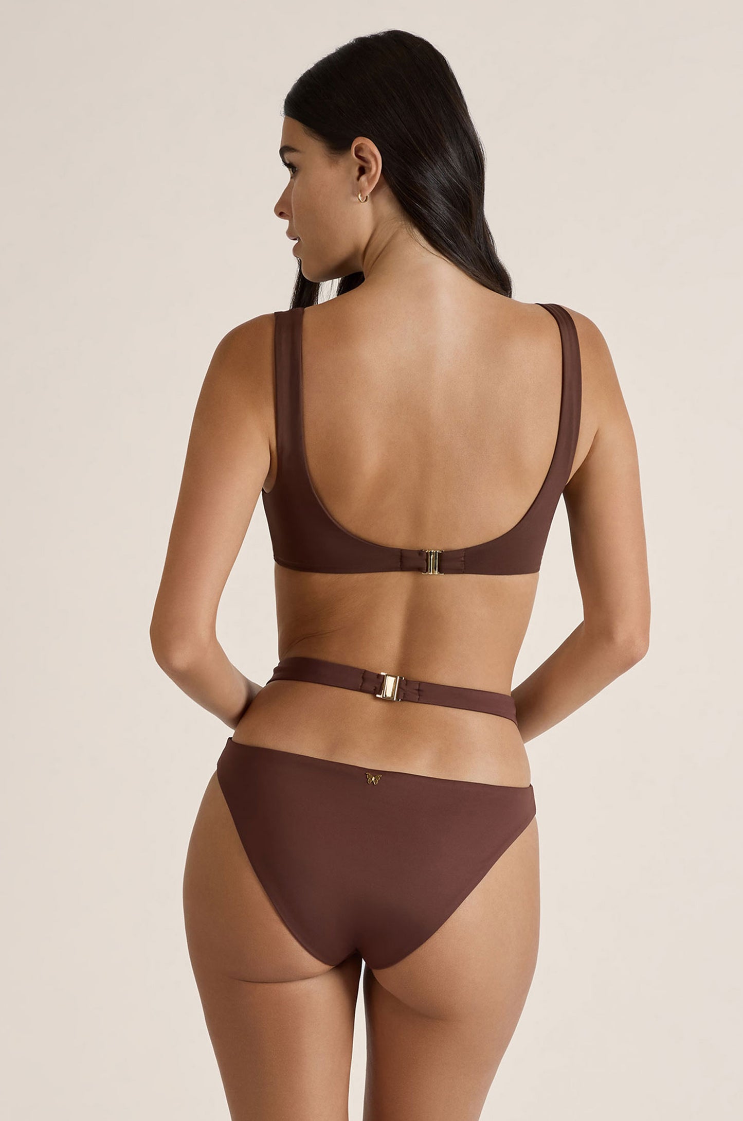 LA SIRENE CUTOUT BIKINI TOP