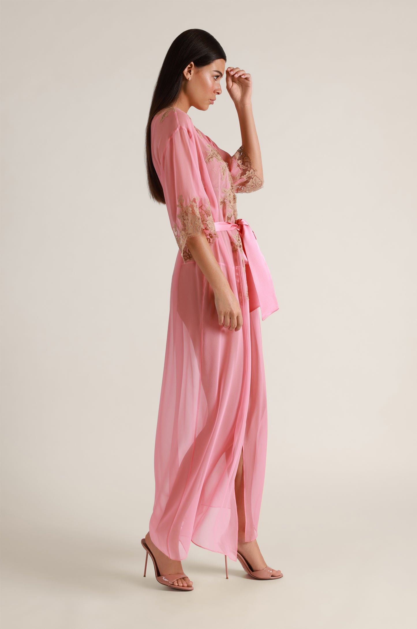 ORCHID LONG ROBE