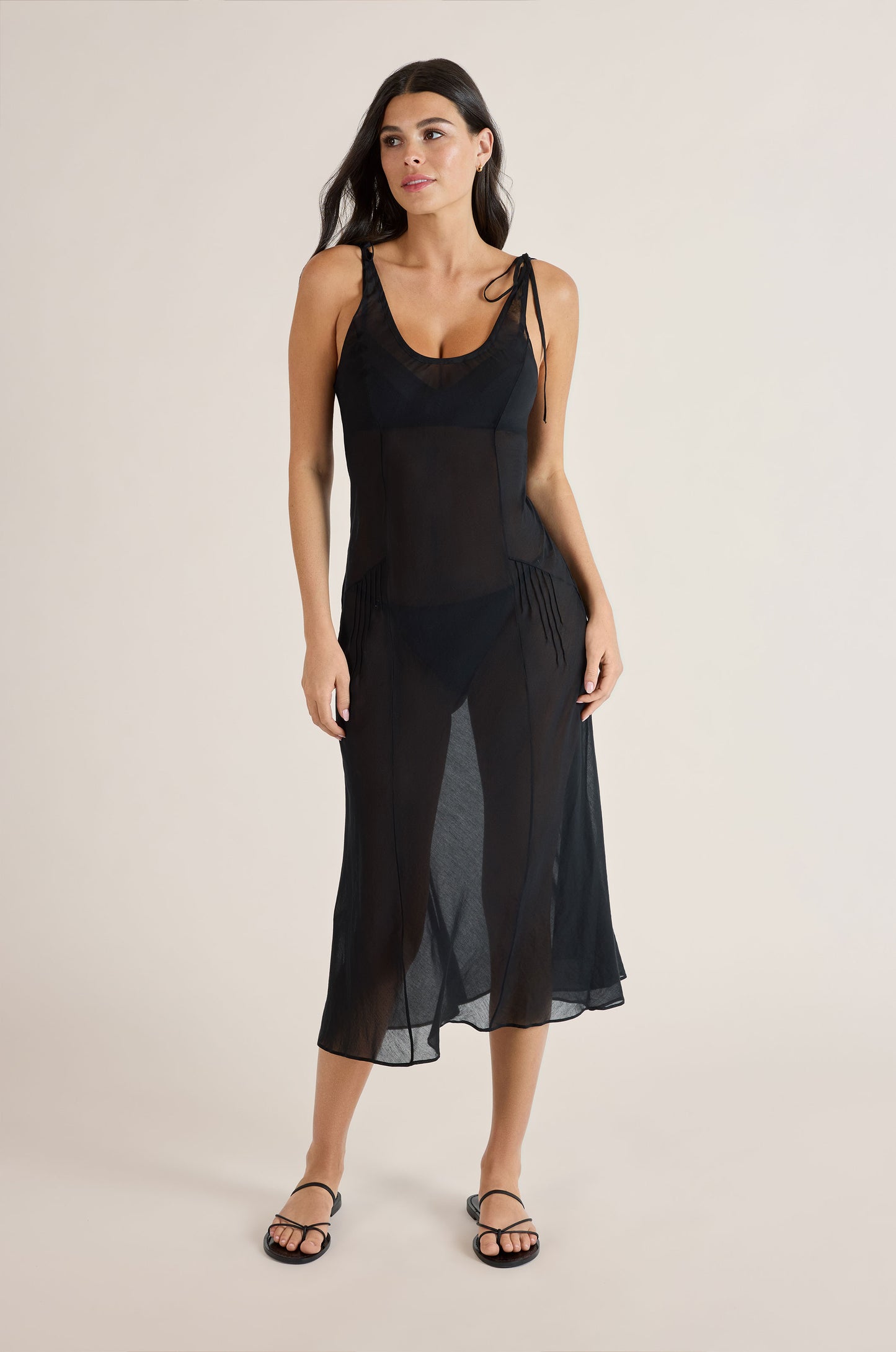 PINTUCK DRESS