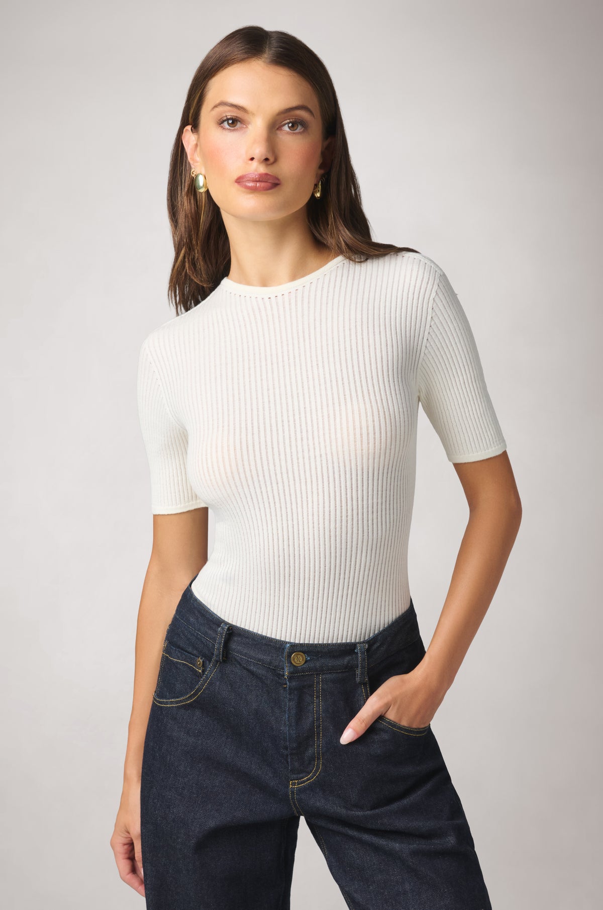 RIB KNIT BODYSUIT