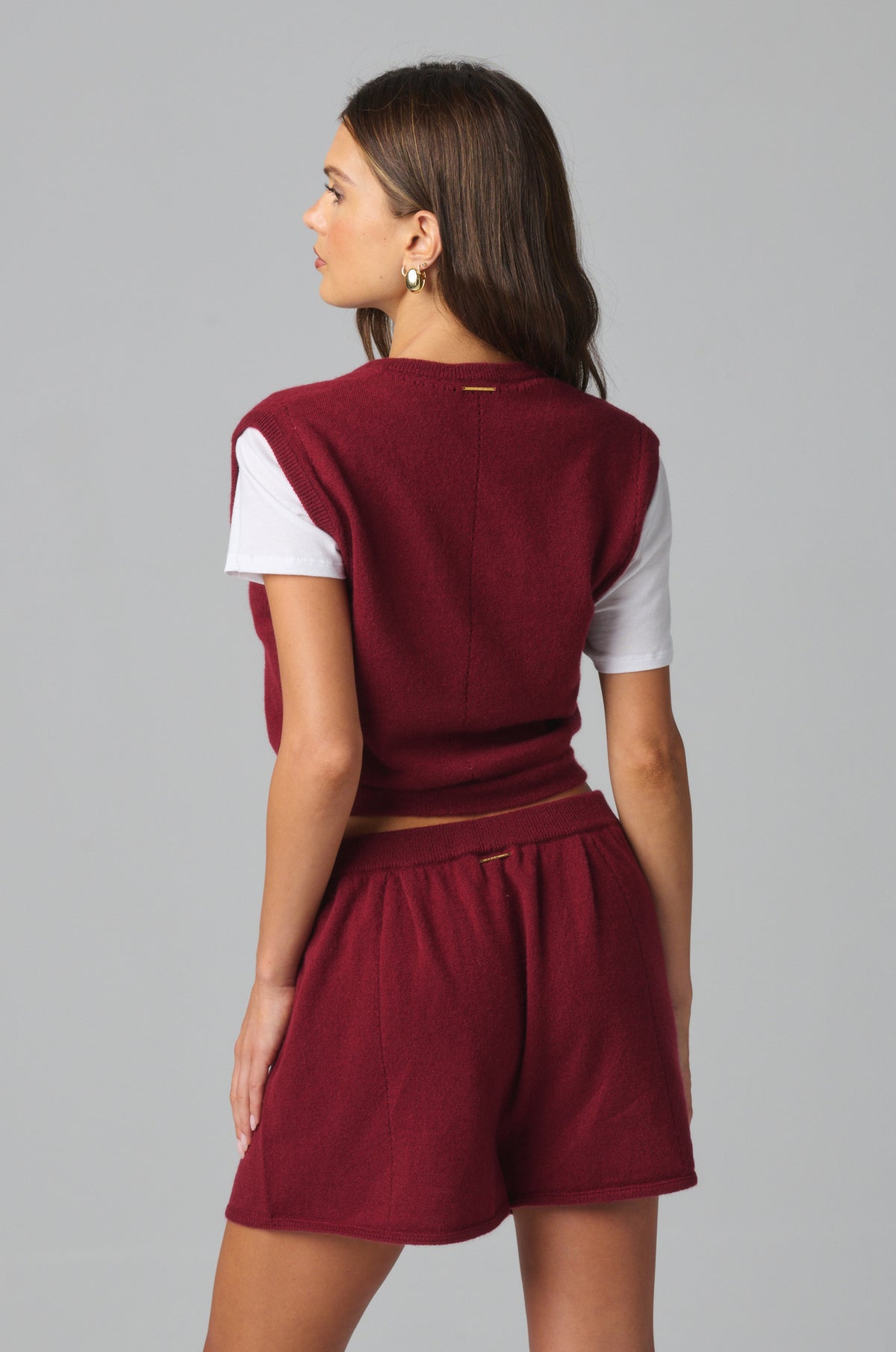 CASHMERE KNIT HIGH WAIST BOY SHORTS