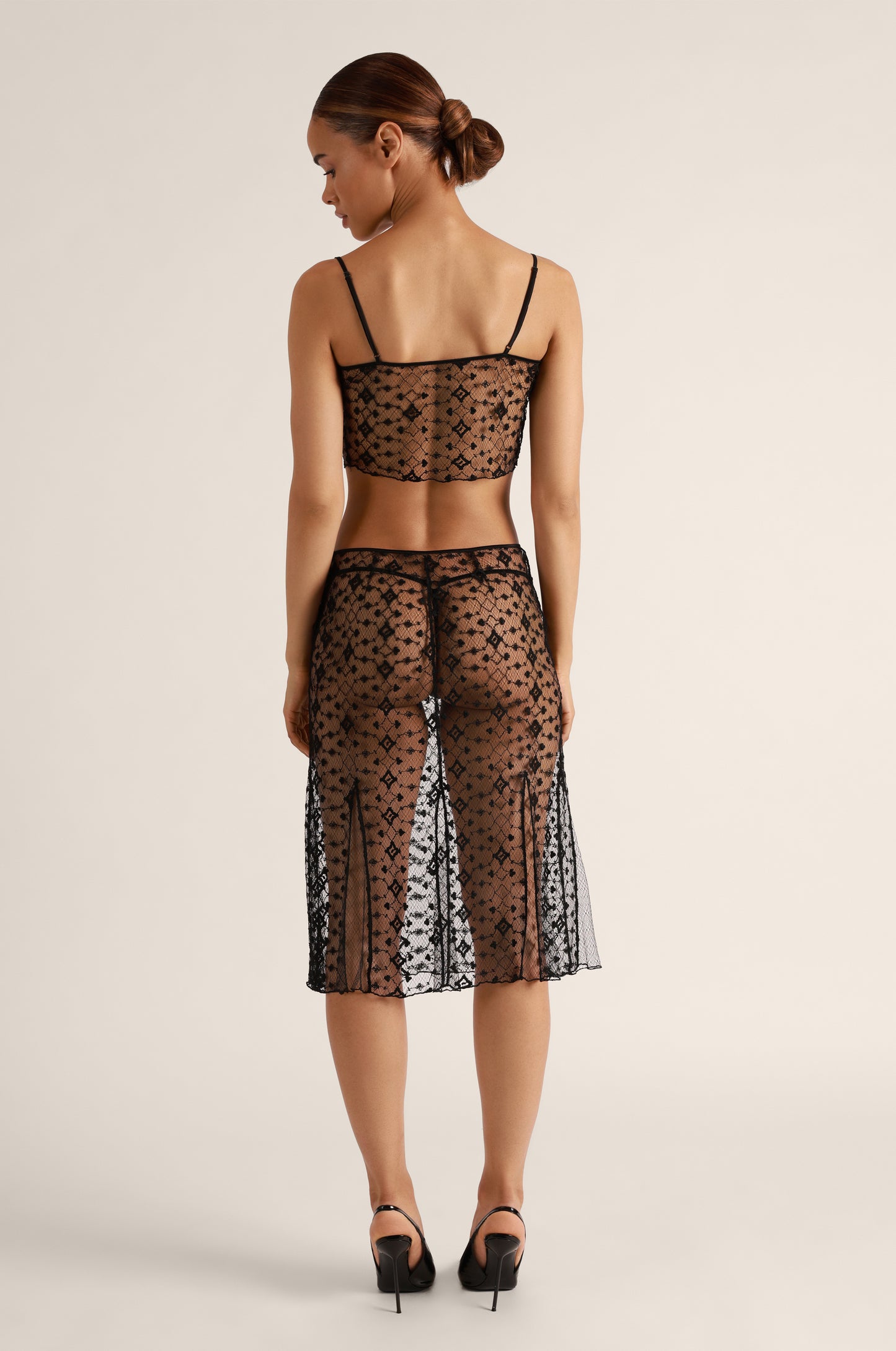 DIAMANTE EMBROIDERY CAMI