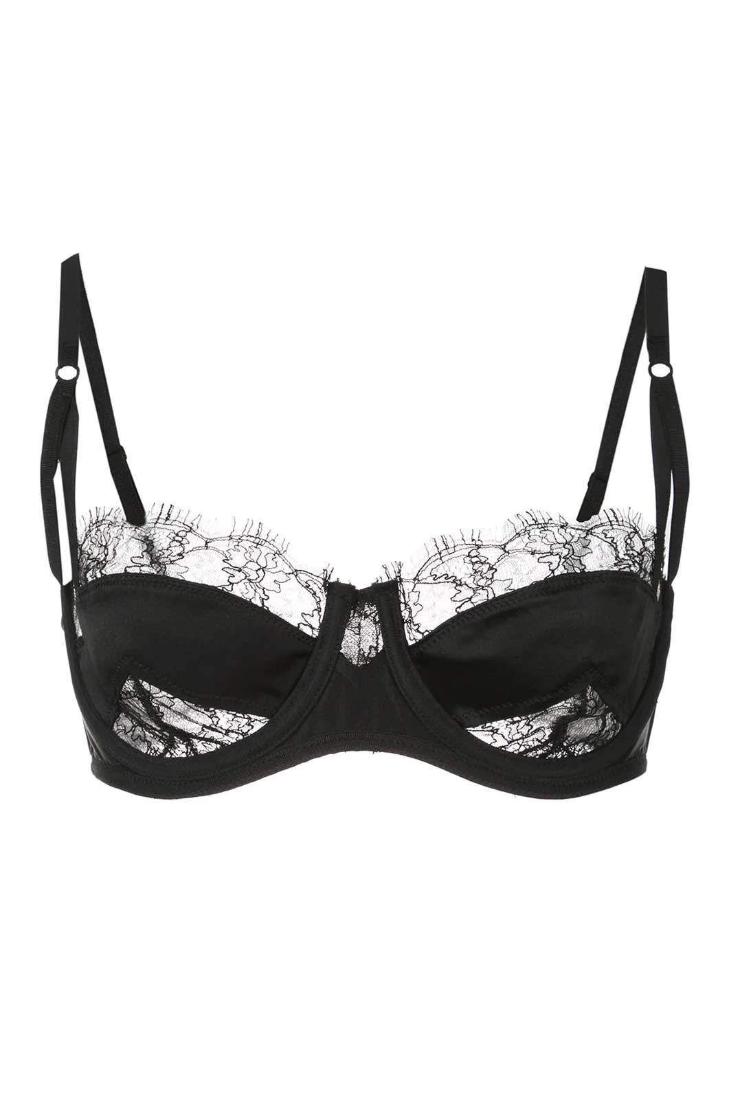 LACE INSET BALCONETTE BRA