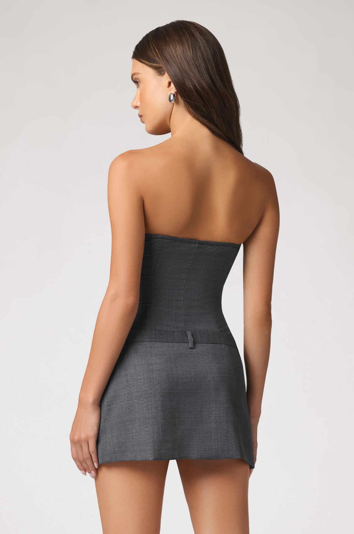 Kiki de Montparnasse, Prince of Wales mini skirt, back. 