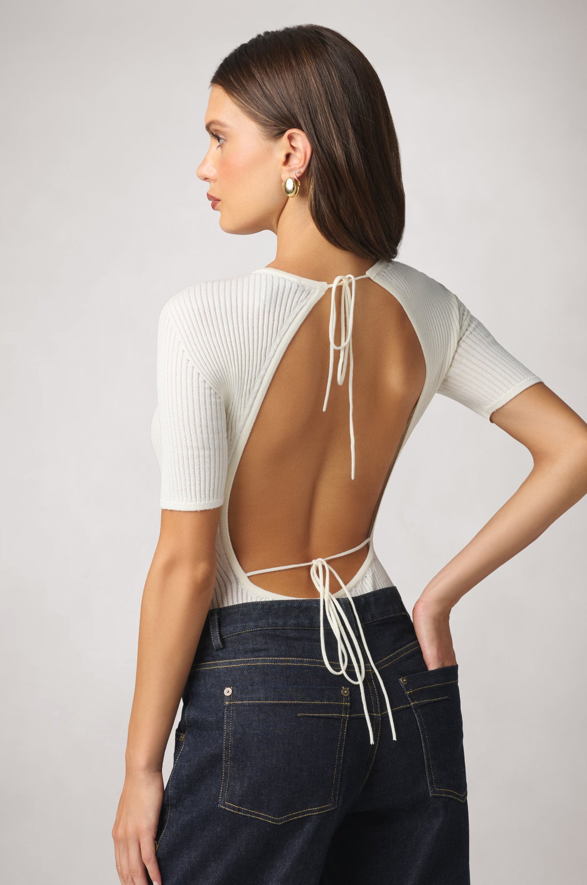 RIB KNIT BODYSUIT