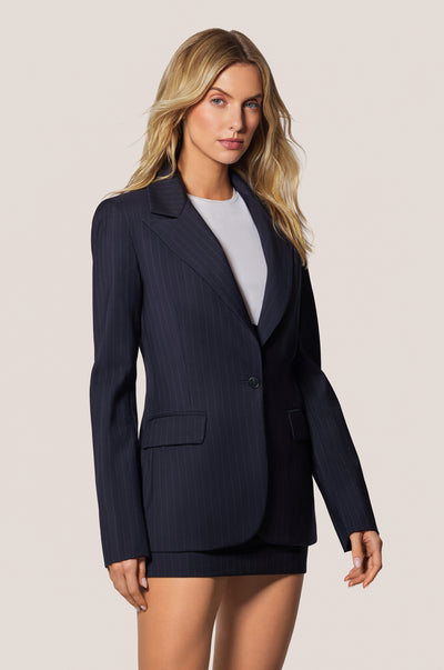 FRENCH NAVY PINSTRIPE, side