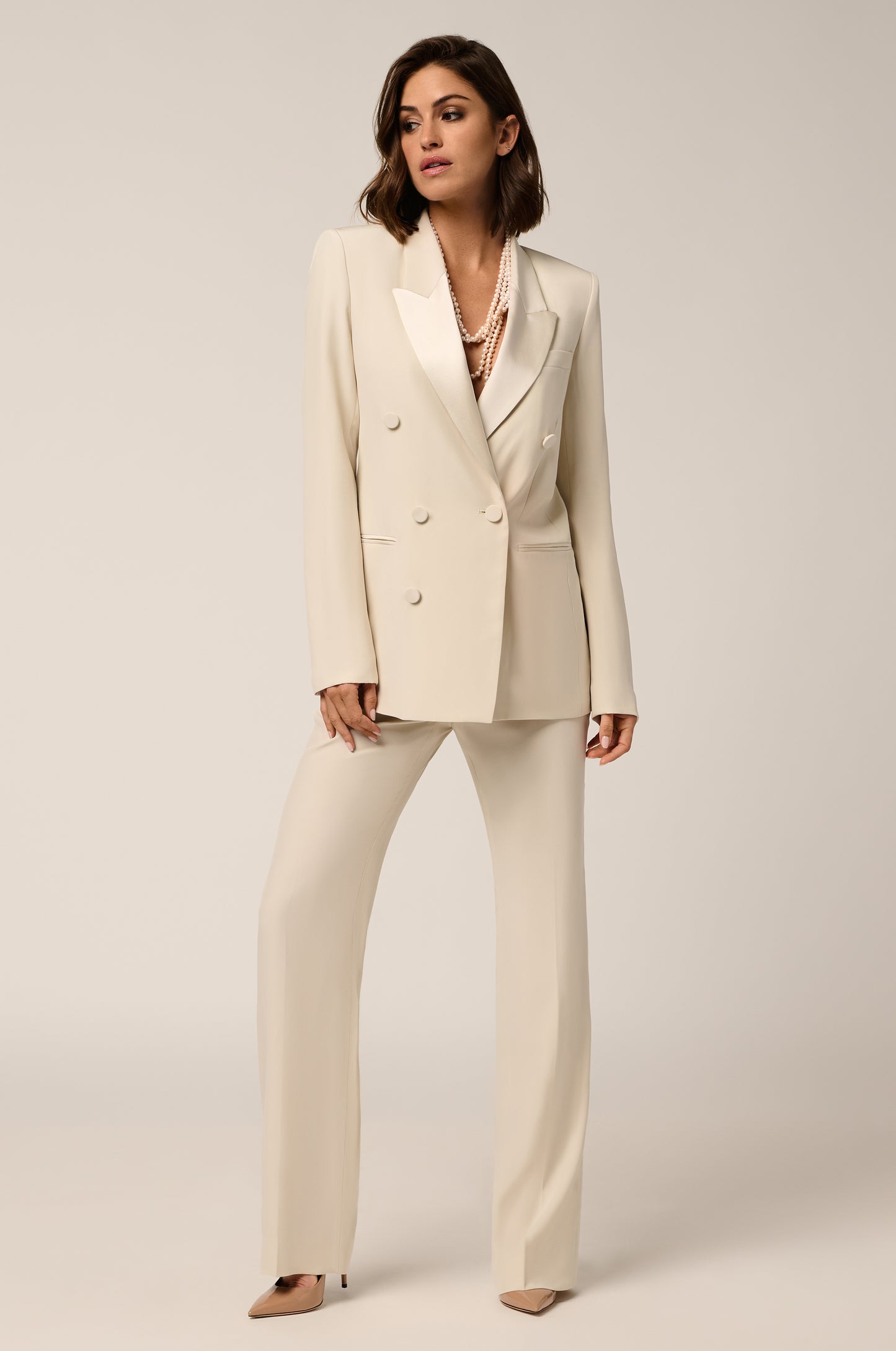 TUXEDO DOUBLE BREASTED BLAZER