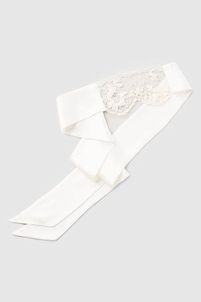 Lace Beaded Blindfold Ivory - Kiki de Montparnasse